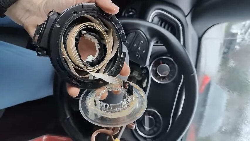 A Worn or Damaged Clock Spring