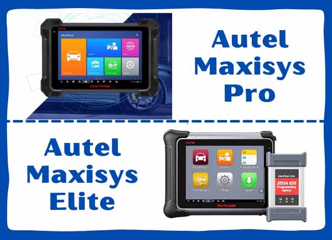 Autel Maxisys Pro VS Elite