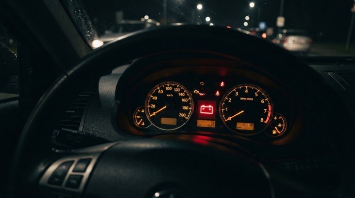 The Battery or Charging-System Warning Light Comes On