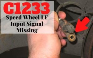 C1233 Code: Causes, Symptoms, and How to Fix Left Front Wheel Speed ...