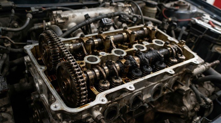 Low Compression, Carbon Buildup, or Mechanical Timing Trouble