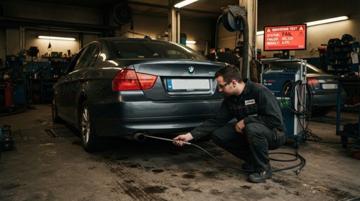 The Vehicle Fails an Emissions Test