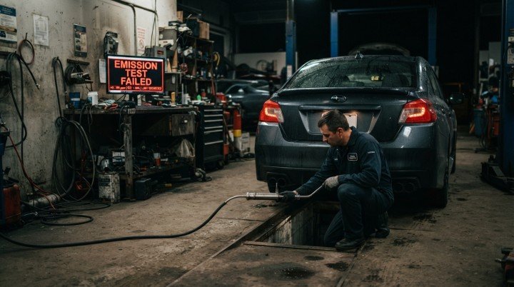 The Vehicle Fails an Emissions Test