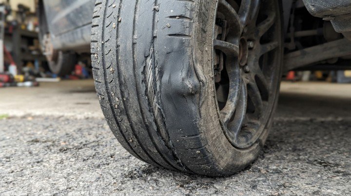A Tire or Wheel Problem Gets Worse Under Braking
