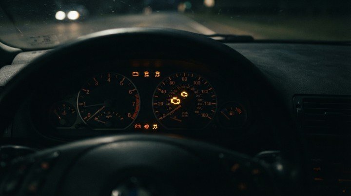 A Steady or Flashing Check Engine Light