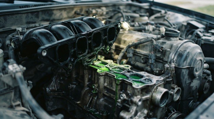 The Intake Manifold Gasket Is Leaking