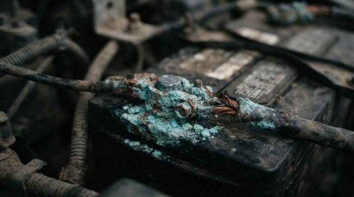 Loose or Corroded Battery Cables or a Bad Ground