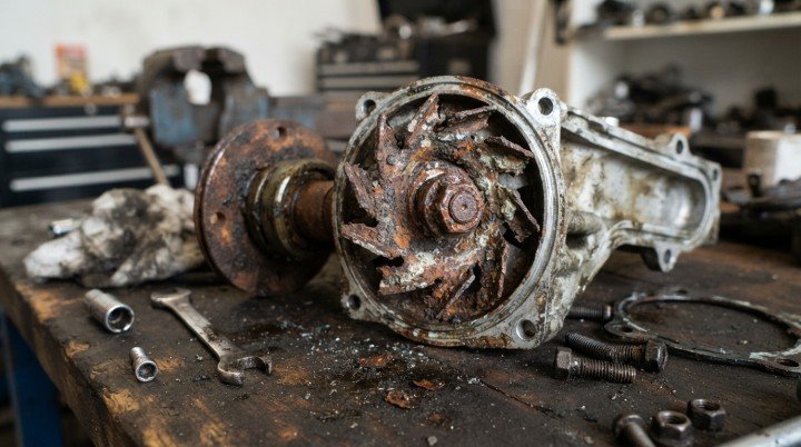 Failing Water Pump or Damaged Impeller