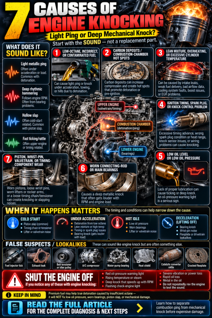 Engine Knocking Causes