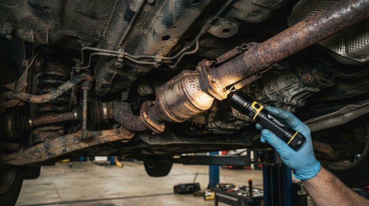 A Restricted Catalytic Converter or Exhaust System