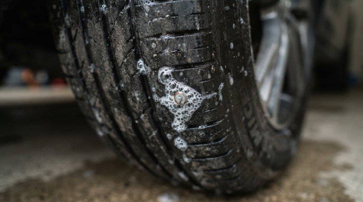 The Tire Has a Slow Air Leak
