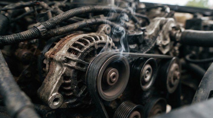 A Burning Rubber or Electrical Smell