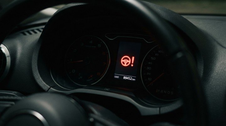 Electric Power-Steering Warning Light