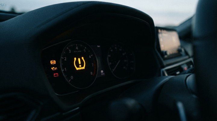 Tire-Pressure Warning Light