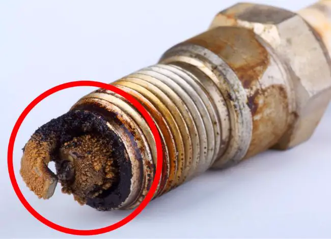 damaged spark plugs